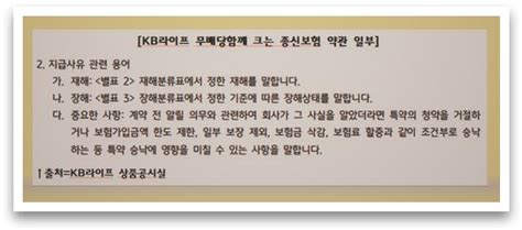 Kb라이프 종신보험 약관 소비자 이해도 최하소비자를위한신문 Consumertimeskorea