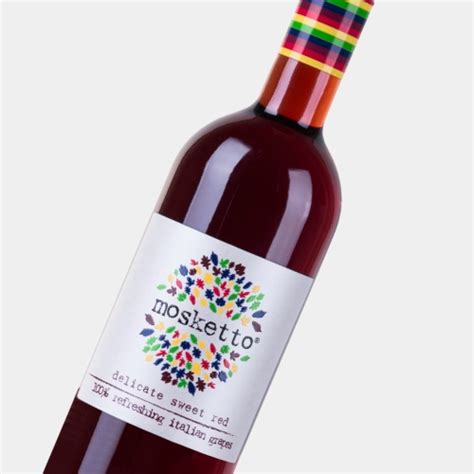 Vinho Frisante Italiano Mosketto Tinto Uvas Moscato E Brachetto