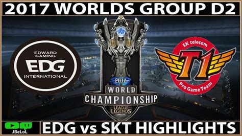 The Midlane EDG Vs SKT Highlights Group Stage Day 2 Worlds 2017