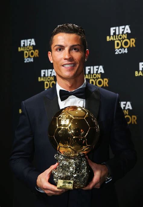 Cristiano Ronaldo Ballon D Or 2014 Ballon Dor Cristiano Ronaldo 2014