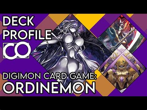 Ordinemon Deck Profile Digimon Deck Profile Youtube