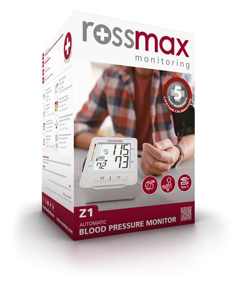 Z1 Automatic Blood Pressure Monitor Rossmax Your Total