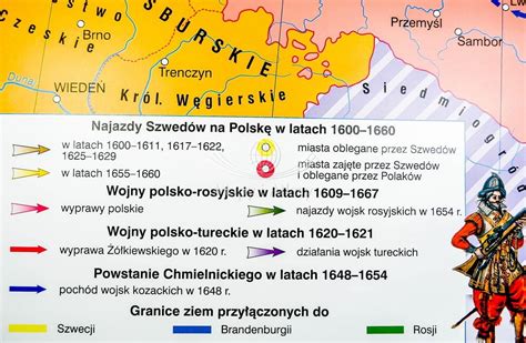 Rzeczpospolita Obojga Narod W Mapa Cienna