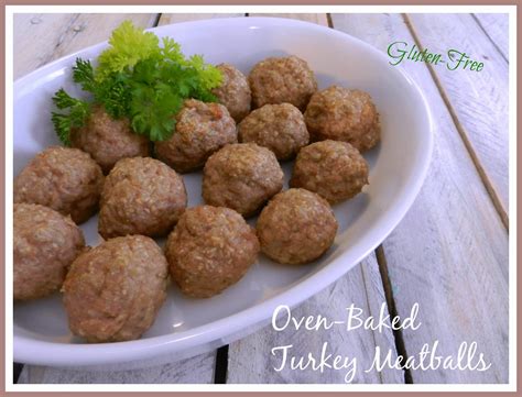 A Busy Mom's Slow Cooker Adventures: Oven-Baked Turkey Meatballs - Gluten-Free