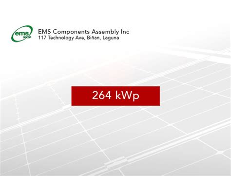 EMS Components Assembly Inc. | Buskowitz Energy