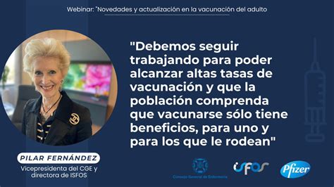 Consejo General De Enfermer A On Twitter Pilar Fern Ndez