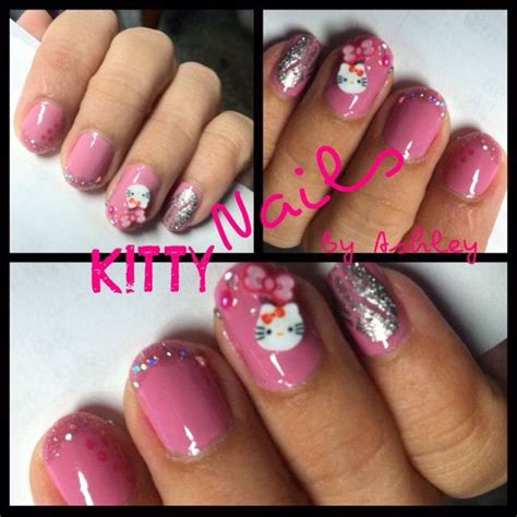 Hello Kitty Nails Pink Cat Nails Pink Nails Hello Kitty Nails Pink