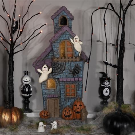 Northlight Led Lighted Haunted House With Ghosts Halloween