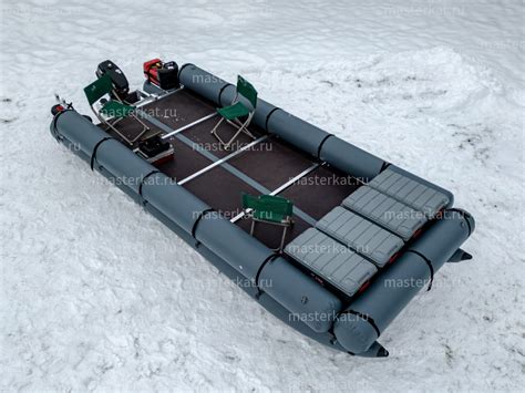 Надувной катамаран Турист-3 под мотор для рыбалки