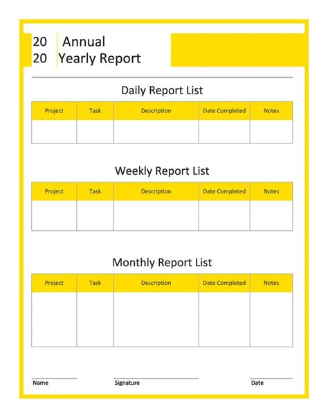 Non Profit Annual Report Template Report Template Annual Report