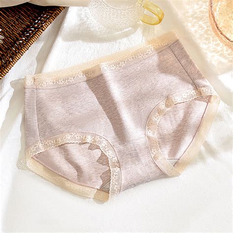 Ywdj Women Brief Panties Cotton Breathable Lace Lightweight No Show