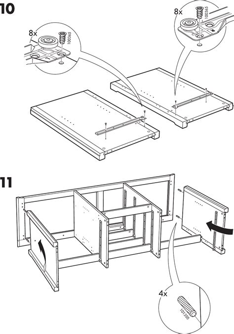 Ikea Markar Buffet Assembly Instruction