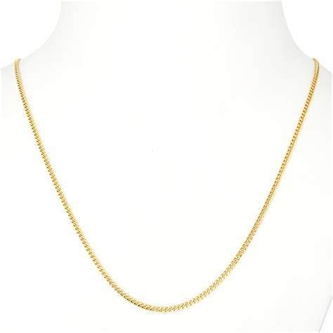 14k Gold Filled Curb Chain 14k Gold Filled Curb Necklace Etsy