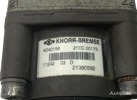 Foot Brake Valve Knorr Bremse Volvo Knorr Bremse Fl Ii