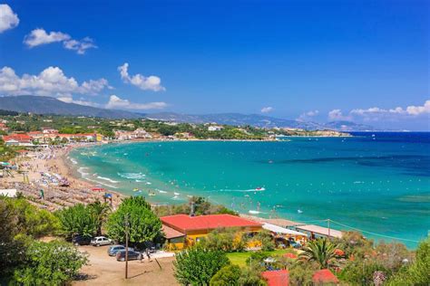 Beach weather in Tsilivi Beach, Zakynthos, Greece in August