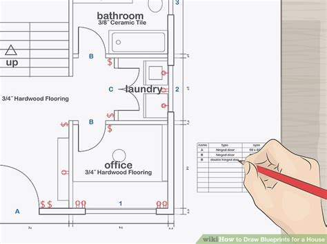 How To Draw Blueprints For A House With Pictures Wikihow