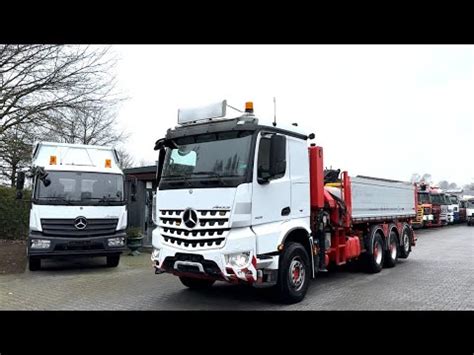 Mercedes Benz Arocs X Dreiseitenkipper Mit Hiab X Hipro Ep