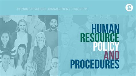 Human Resource Policy And Procedures YouTube