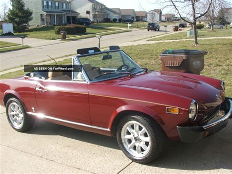 1975 Fiat 124 Spider Convertible 2 - Door 1. 8l