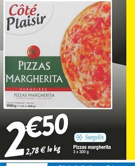 Promo Pizzas Margherita Chez Cora ICatalogue Fr