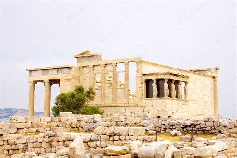 Erechtheion - part of Acropolis in Athens — Stock Photo © AndreySt #3403555