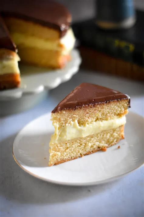 Recette facile de Boston cream pie gâteau de Boston vanille chocolat