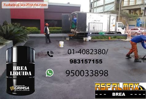 Brea Liquida Y Brea Solida Venta Por Mayor Y Menor En Lima Empre