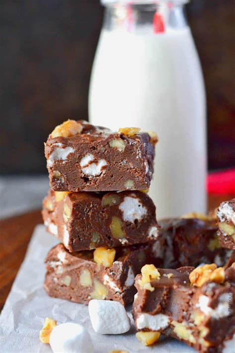 Easy Rocky Road Fudge Recipe Butter Your Biscuit