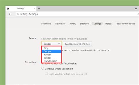 How To Change The Default Search Engine In Yandex Browser Pc