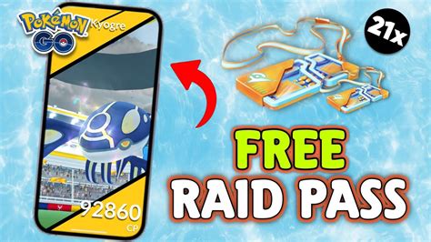 21 Free Raid Pass Trick In Pokemon Go Primal Kyogre Raid Day Event