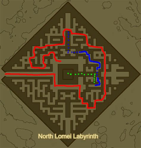 North Lomei Labyrinth Map