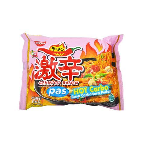 Jual Nissin Pas Gekikara Ramen Hot Carbo Porsi Pas Gr Shopee