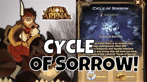 CYCLE OF SORROW VOYAGE OF WONDERS FURRY HIPPO AFK ARENA YouTube