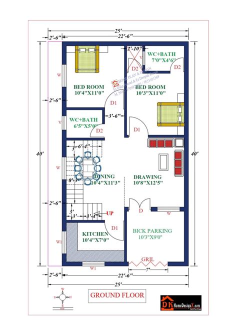 23X40 Affordable House Design DK Home DesignX