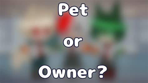 Pet Or Owner Meme Tdbkdk By Luna YouTube