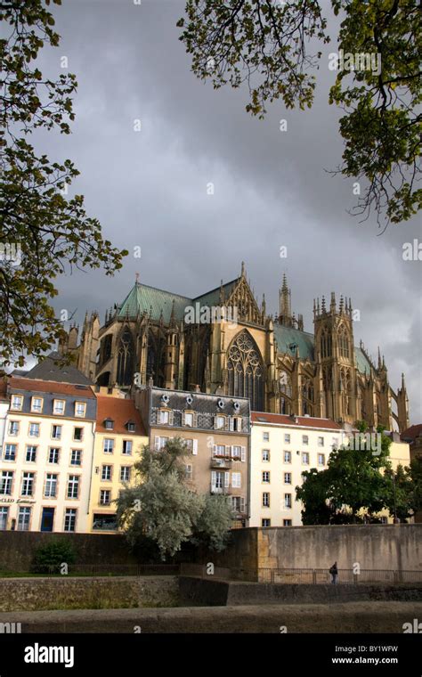 The Metz Cathedral In Metz France Stock Photo Alamy