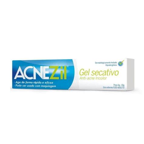 Acnezil Gel Secativo De Cravos E Espinhas Bisnaga G Antiacne