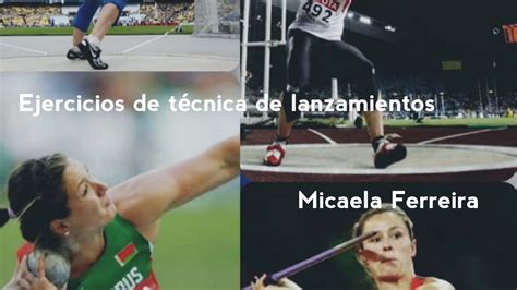 Ejercicios De T Cnica De Lanzamientos Atletismo Youtube