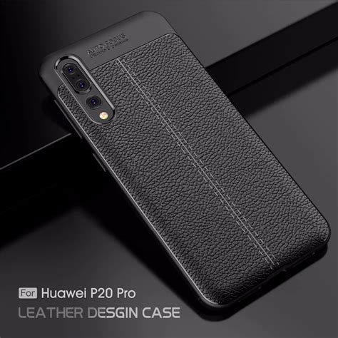 Luxury Brand Original Shockproof TPU Silicone Case For Huawei P20 Pro