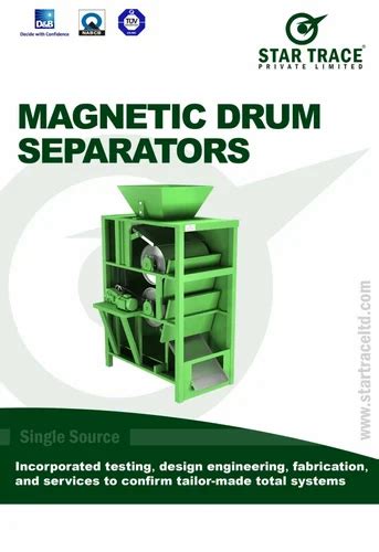 Wet Drum Magnetic Separator Capacity 1 Ton Hour At 98000 In Chennai