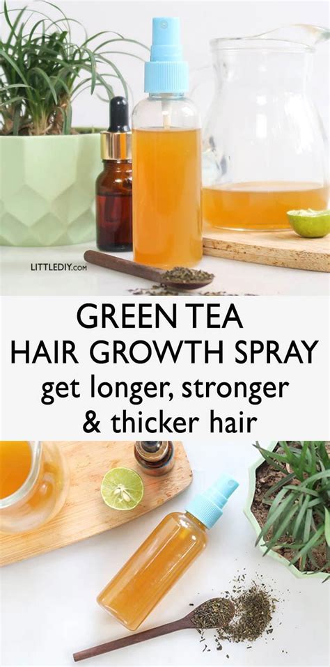 Homemade Green Tea Hair Growth Spray Little Diy Green Tea Hair Growth Green Tea For Hair