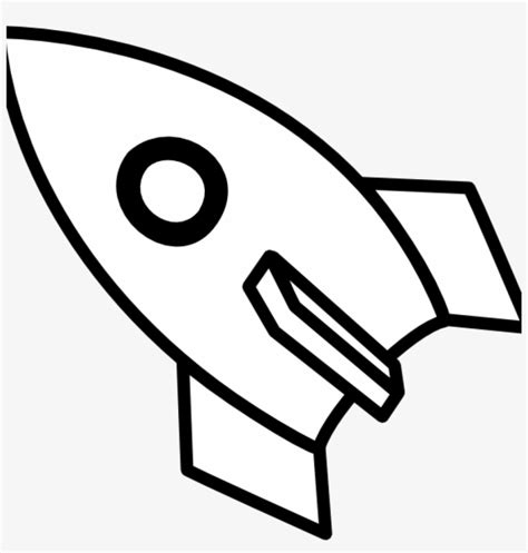 Rocket Clipart Black White Clip Art At Clker Vector - Rocket Launch ...