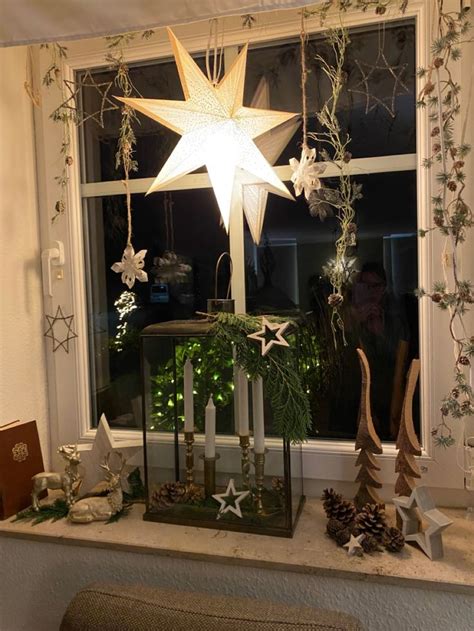 Weihnachtliche Fensterdeko Christmas Window Decorations Diy