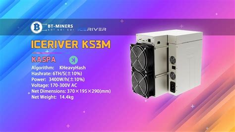 ICERIVER KS3M 6Th 3400W Kaspa Miner Setup YouTube