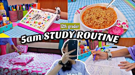 Am Study Routine Th Grader Student Waking Up At Am How To