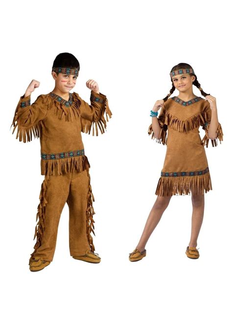 Native American Indian Boys and Girls Costume Set - Holiday Costumes