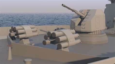 Frigate 3D Model $249 - .3ds .blend .c4d .fbx .max .ma .lxo .obj ...