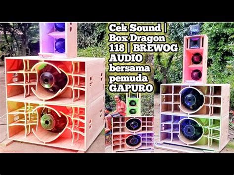 Cek Sound Box Dragon Brewog Audio Bersama Pemuda Gapuro Youtube