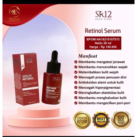 Jual Serum Retinol Sr12 Shopee Indonesia