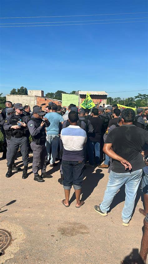 Sob tiros e bombas comunidade resiste à ação de despejo em Cuiabá MT